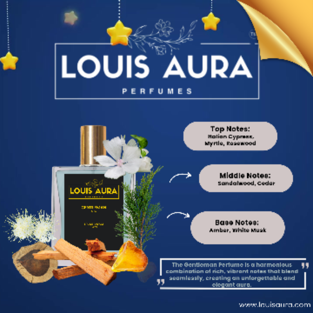 Louis Aura Gentleman, Perfume for Men - 50ml