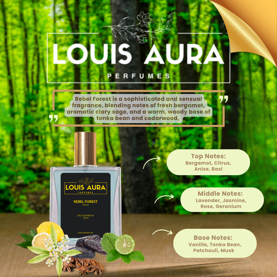 Louis Aura Rebel Forest, Perfume for Unisex- 50ml