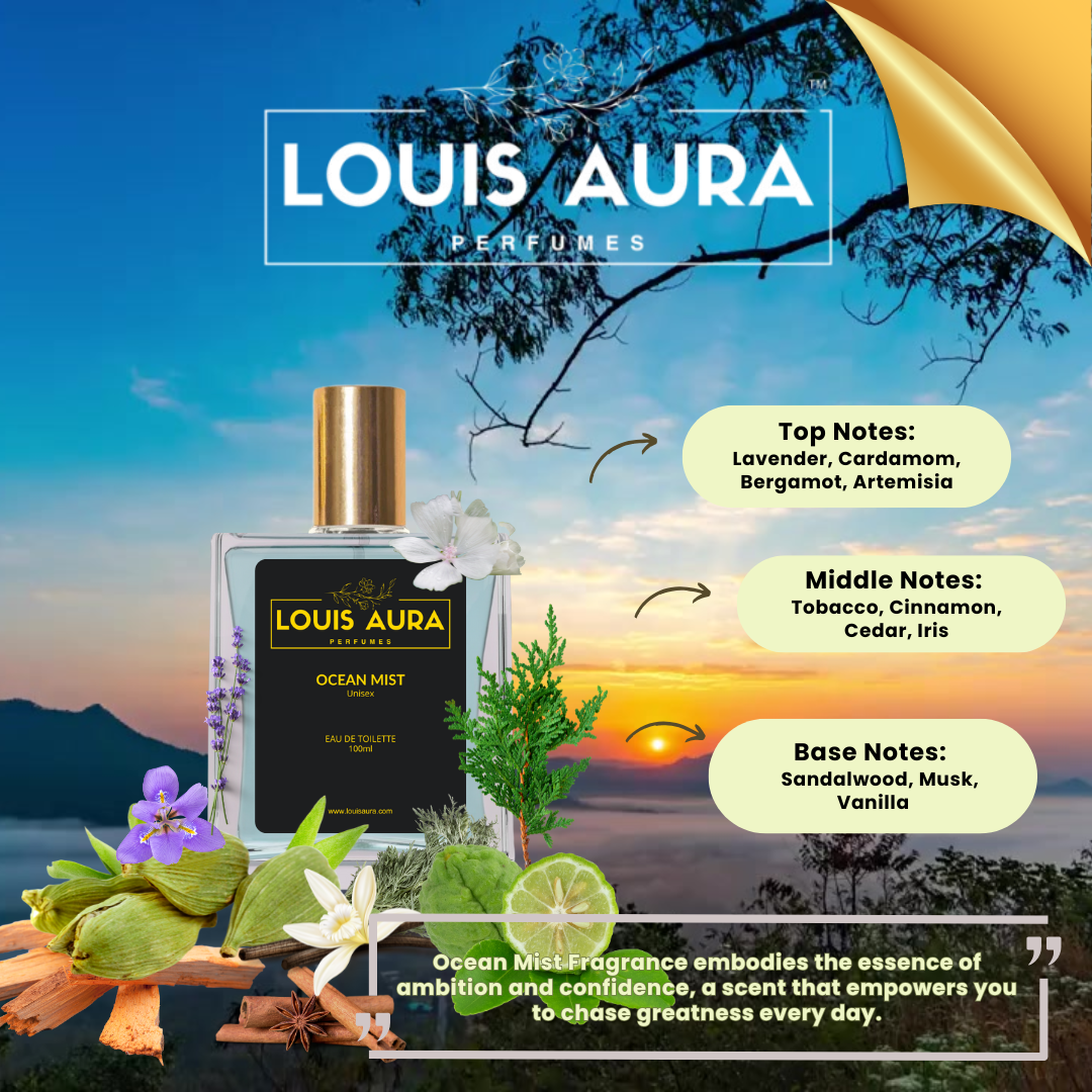 Louis Aura Ocean Mist, Perfume for Unisex - 50ml