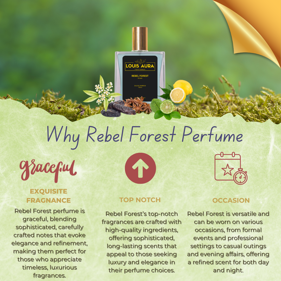 Louis Aura Rebel Forest, Perfume for Unisex- 50ml